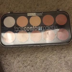Face contour palette